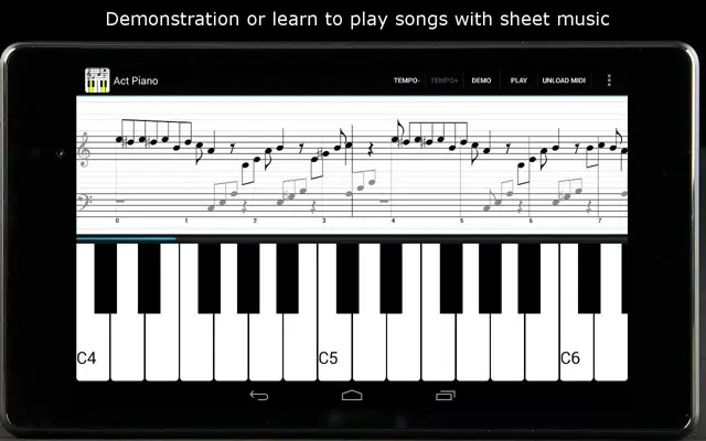 Act Piano android App screenshot 1